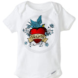 Mom Tattoo Baby Onesie Bodysuit