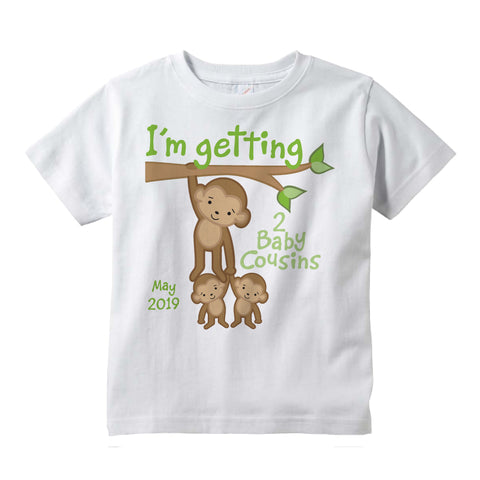 I'm getting two Baby cousins Tee shirt with Due date 01212016b