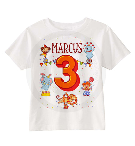 Circus Birthday Shirt 