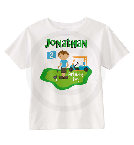 Golf Theme Birthday Shirt for Boys | 02062014d | ThingsVerySpecial