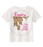 Little Big Sister Monkey Shirt