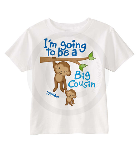 Big Cousin Shirt with Monkeys