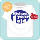 First Birthday Outfit top, 1st birthday shirt, 1 year old birthday shirt 03272014e