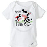 cow little sister Onesie