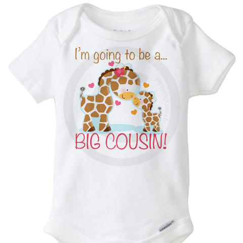 Giraffe Big Cousin Onesie Bodysuit | 04122012a ThingsVerySpecial