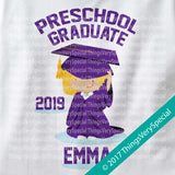 Preschool Graduation shirt for girls