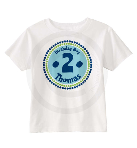 Birthday Boy Shirt for 2 year old.