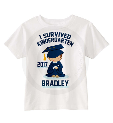 I survived Kindergarten Shirt - Kindergarten Graduation Shirt