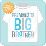 Boy's Promoted to Big Brother Shirt, Pregnancy Announcement 05052014d