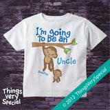 I'm going to be an Uncle T-shirt or Onesie Bodysuit, personalized with child's name 05282015b