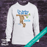 I'm going to be an Uncle T-shirt or Onesie Bodysuit, personalized with child's name 05282015b