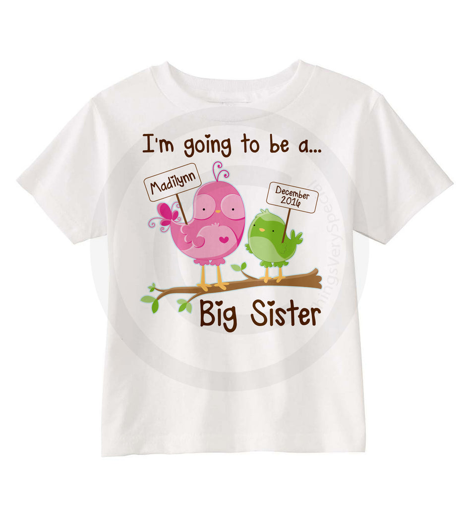 I going to be a big sister t outlet shirt