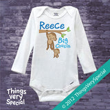 Monkey Big Cousin Tee Shirt or Onesie Bodysuit 06292012b
