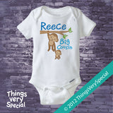 Monkey Big Cousin Tee Shirt or Onesie Bodysuit 06292012b