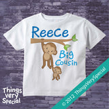 Monkey Big Cousin Tee Shirt or Onesie Bodysuit 06292012b