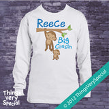 Monkey Big Cousin Tee Shirt or Onesie Bodysuit 06292012b