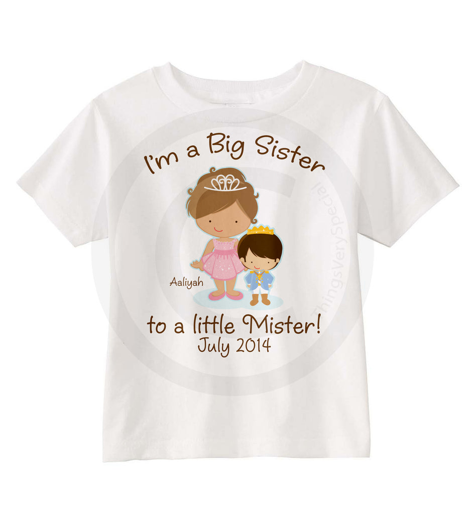 Big sister to clearance a little mister shirt