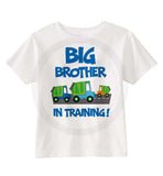 Big Brother in Training Garbage Truck Shirt