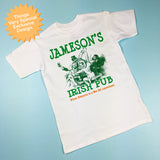 St. Patrick's Day Shirt - Your Last Name as an Irish Pub Logo - Custom Irish Put T shirt - 08212015c
