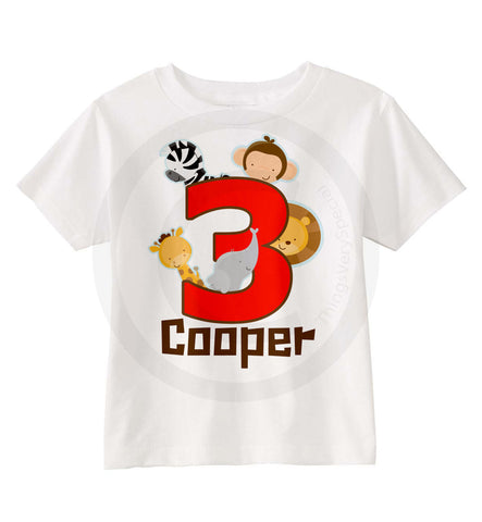 Jungle Theme Birthday Shirt 08302016c ThingsVerySpecial