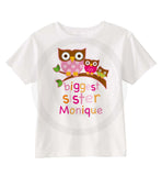 Owl Biggest Sister Shirt