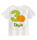 Pumpkin Birthday Shirt 10082014o ThingsVerySpecial