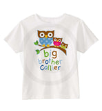 Big Brother Shirt with Owls Personalized