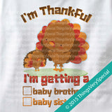 Thanksgiving Turkey Gender Reveal t-shirt - Gender Reveal outfit top - 11022015b