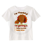I'm Thankful Pregnancy Announcement Check the Box Shirt