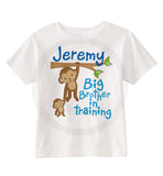 Big Brother in Training Shirt with Monkeys