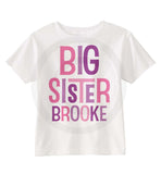 Big Sister Shirt with Pink and Purple Letters 12082011d