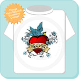 Boy's Mother's Day Mom Tattoo Shirt for kids 01182011a