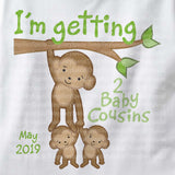 I'm getting two Baby cousins Tee shirt with Due date 01212016b