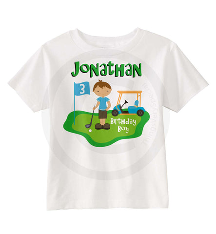Golf Birthday Shirt for Boys | 02022014b | ThingsVerySpecial