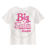 Big Sister Pink Script Tee Shirt