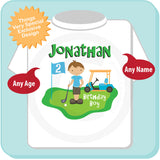 Golf Theme Birthday Shirt for boys 02062014d
