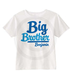 Big Brother Shirt with Baseball type Script.
