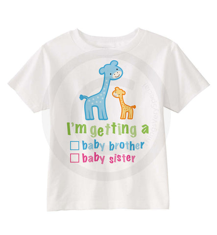 Gender Reveal Shirt for big Brother