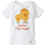 Auntie's Little Nugget Onesie Bodysuit - New Baby Gift