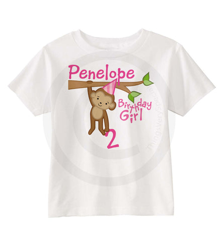 Jungle Birthday Shirt for Girls