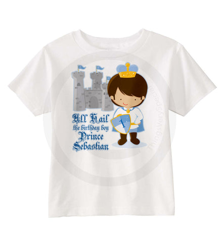 Prince Theme Boy's Birthday Shirt