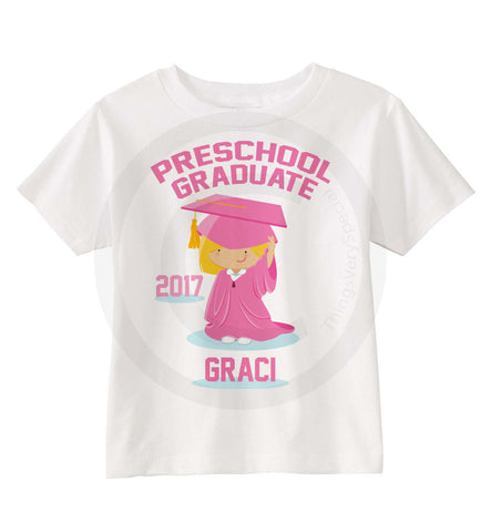 Girl's Preschool Graduation Shirt
