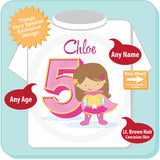 Superhero Birthday Shirt for girls | 03162016i