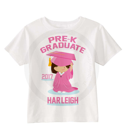 Girl's Pre-K Graduation Shirt