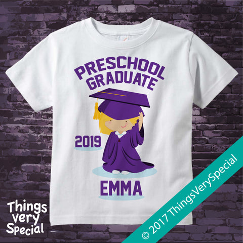 Preschool Graduation shirt for girls