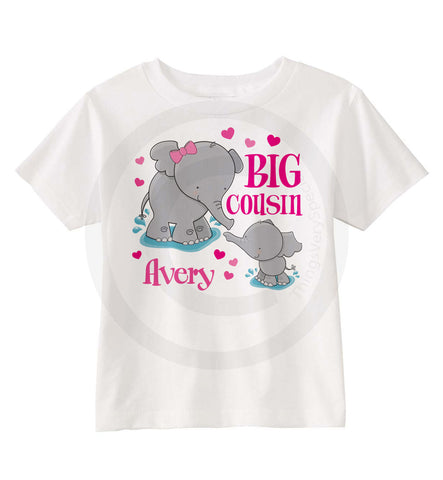 Elephant Big Cousin shirt for Girls