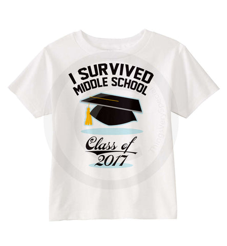I Survived Middle School Shirt | 05182016a | ThingsVerySpecial