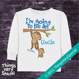 I'm going to be an Uncle T-shirt or Onesie Bodysuit, personalized with child's name 05282015b