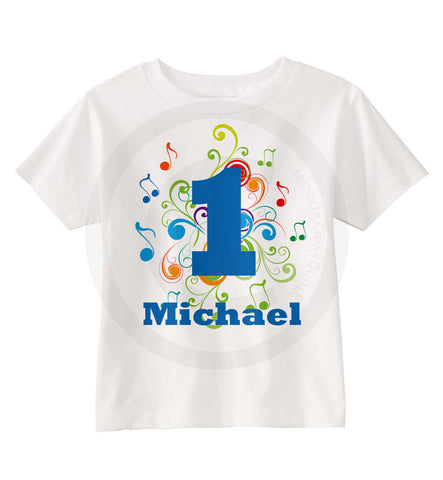 Music Birthday shirt for boys
