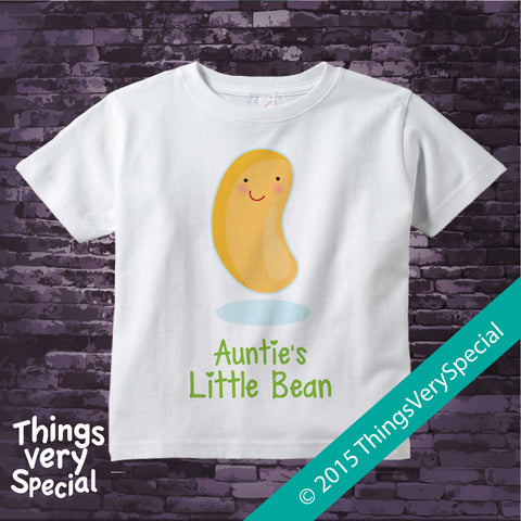 Auntie's Little Bean t-shirt 100% Cotton Short or Long Sleeve